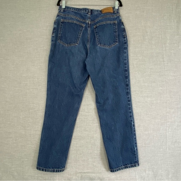 Jones Sport Mom Jeans Womens Sz 12 Blue Cotton High Waisted Straight Medium Wash - Picture 2 of 10